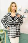 151057 Tuvit Oversize Astarli Ceket